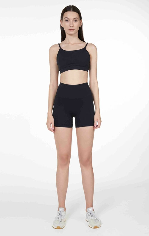 Hybrid Cloudlux Shorts High Waist (tight) - Stone Grey