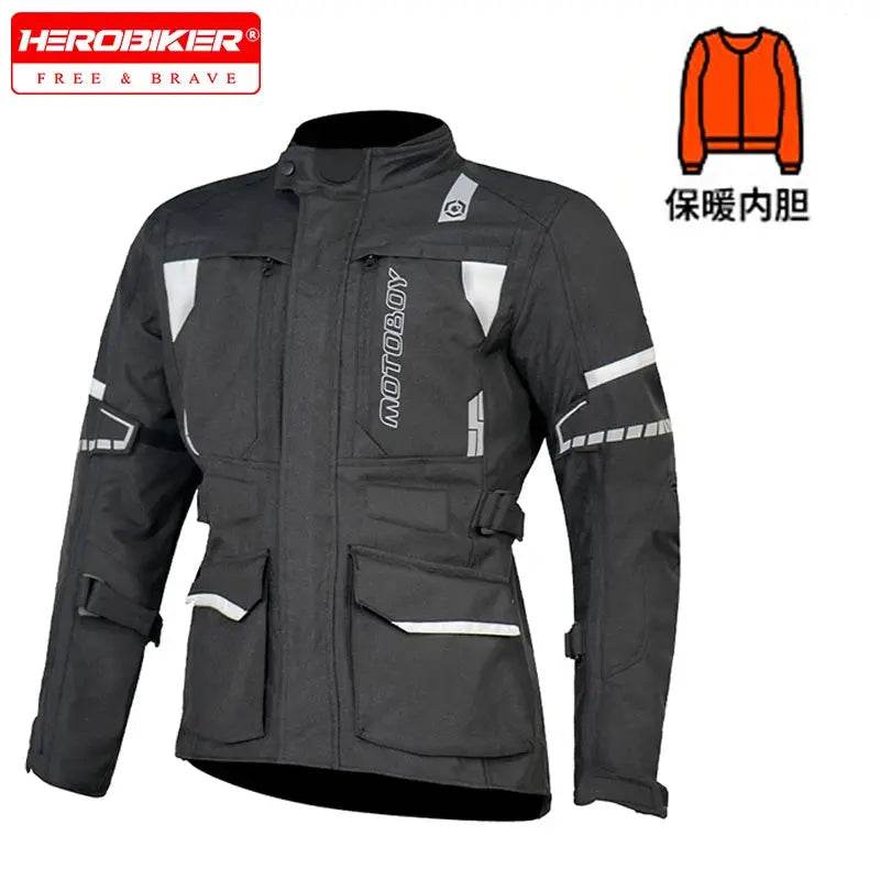 Motocross Jacket Keep Warm Motorcycle Jacket Fall Prevention Chaqueta Moto Hombre Waterproof For Motorcycle Travel - Mulambo store