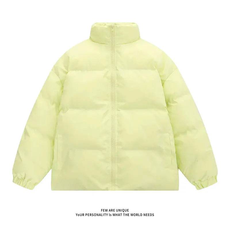 Winter Parkas Women 2025 Casual Solid Loose Thick Warm Jackets Coats Stand Collar Female Down Outerwears Chaquetas Parkas Mujer - Mulambo store