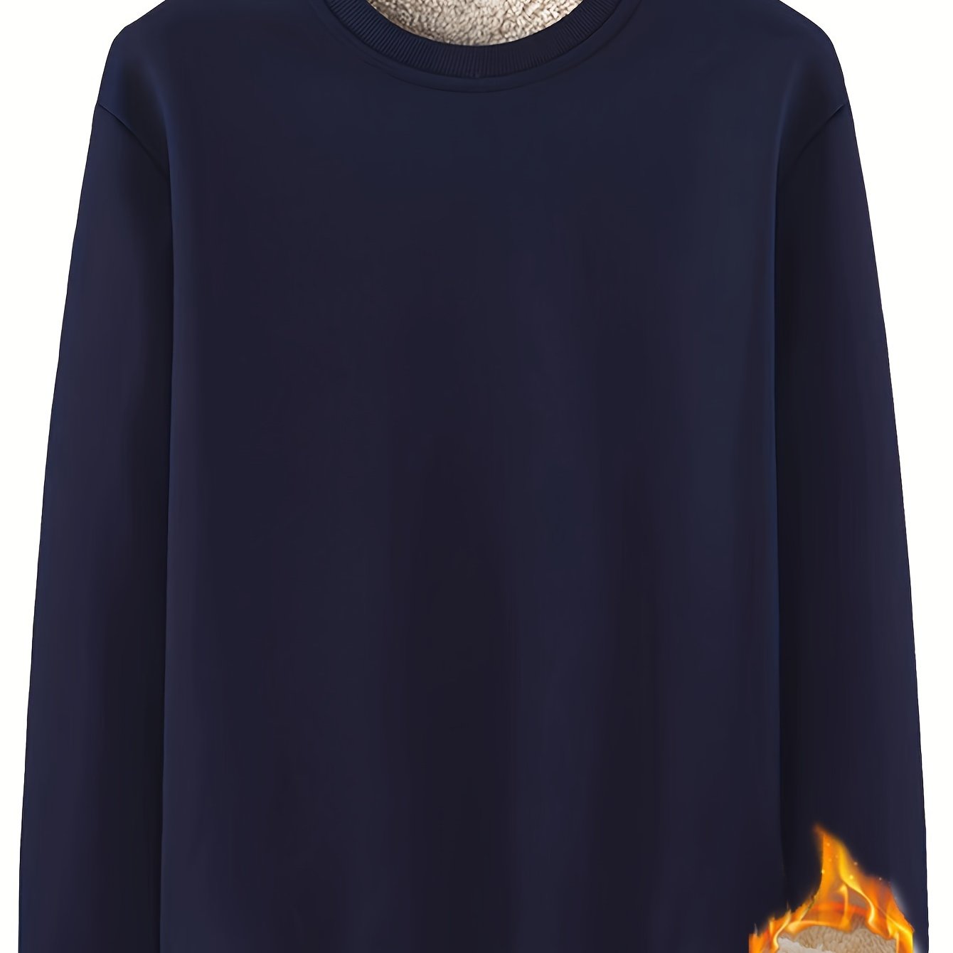 New Men's Casual Fashionable Solid Color Crew Neck Sweatshirts For Autumn And Winter Mulambo store