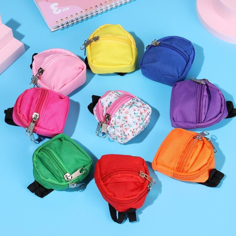 for LABUBU 11.81inch Doll 1/6 BJD Doll Mini Bag Backpack Mini Doll Bag Doll House Decoration Toy Accessories for Gifts Halloween, Christmas Gift Mulambo store