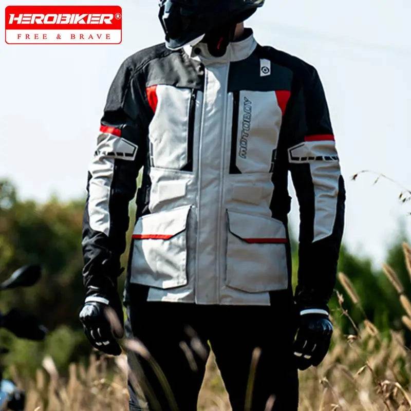 Motocross Jacket Keep Warm Motorcycle Jacket Fall Prevention Chaqueta Moto Hombre Waterproof For Motorcycle Travel - Mulambo store