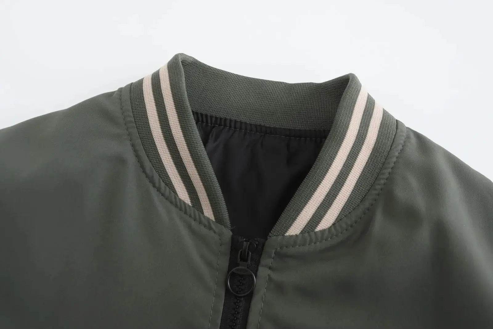 Spring and Autumn Fashion Men's Jacket Color Contrasting Casual Baseball Men's Jacket Clothing New Chaquetas Baseball Jacket - Mulambo store