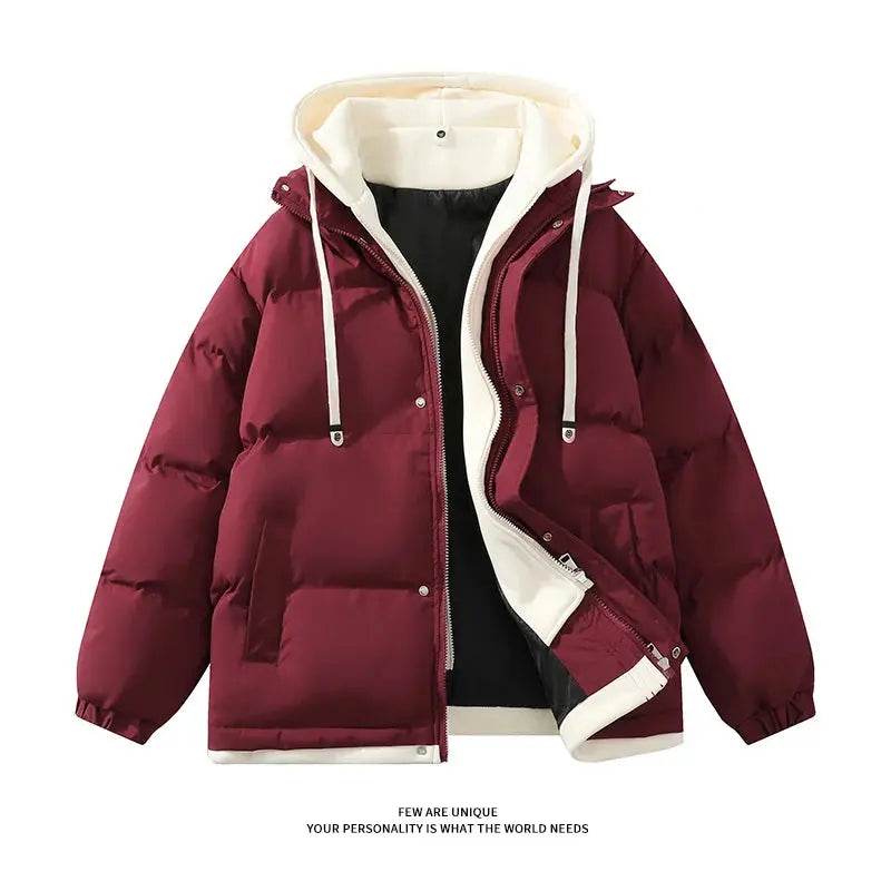 Winter Parkas Women 2024 New in Casual Thick Warm Jackets Hood Coats Solid Loose Female Down Outerwears Chaquetas Parkas Mujer - Mulambo store