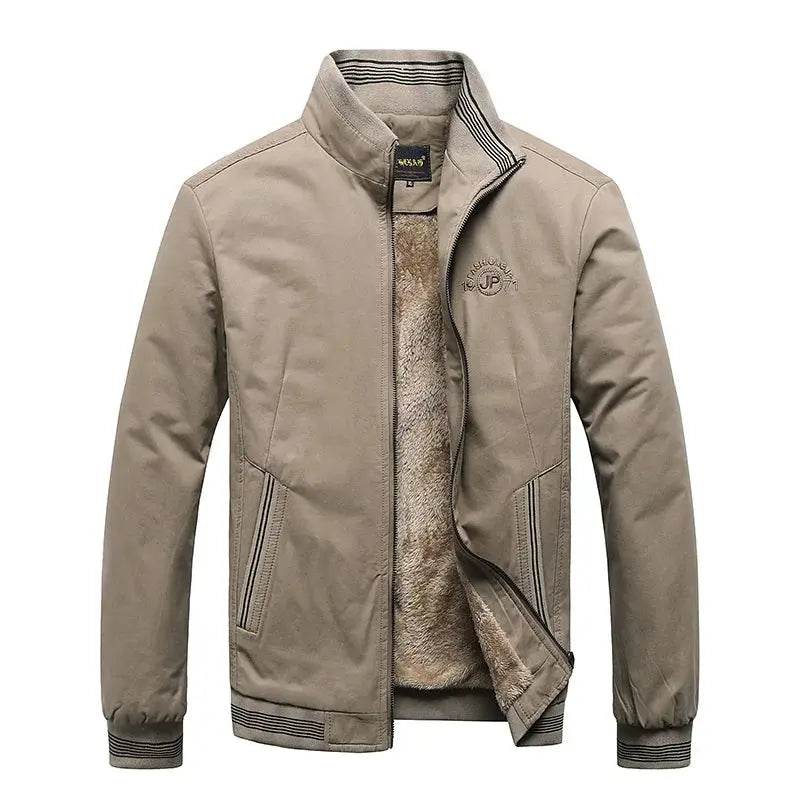 2024 Autumn Men Jackets 100% Cotton Chaqueta Casual Solid Fashion Vintage Warm Vestes Coats High Quality M-5XL Winter Jacket Men - Mulambo store