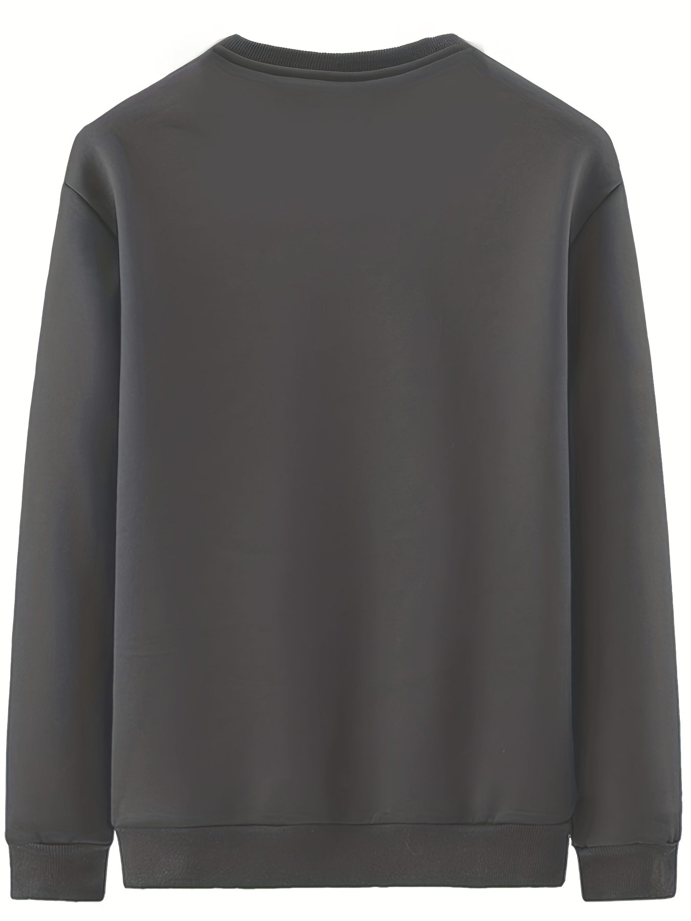 New Men's Casual Fashionable Solid Color Crew Neck Sweatshirts For Autumn And Winter Mulambo store