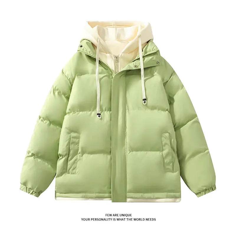Winter Parkas Women 2024 New in Casual Thick Warm Jackets Hood Coats Solid Loose Female Down Outerwears Chaquetas Parkas Mujer - Mulambo store