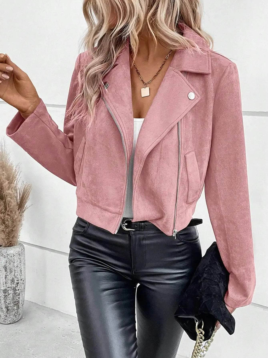 Women Jackets Fashion Autumn Winter Long Sleeve Solid Turn Down Collar Jacket Coat Women Outerwears Chaquetas De Mujer 2025 Q603 - Mulambo store