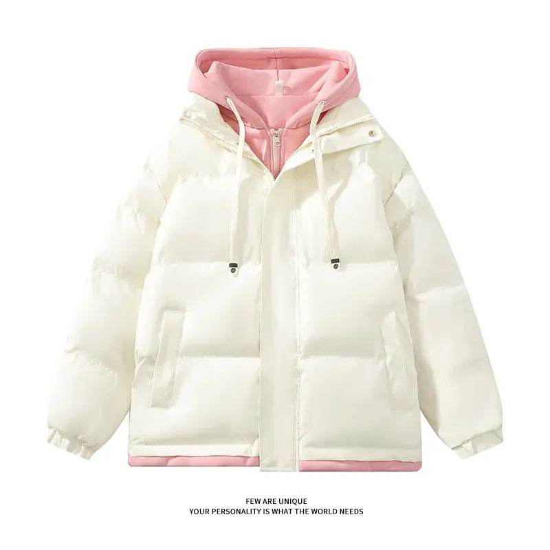 Winter Parkas Women 2024 New in Casual Thick Warm Jackets Hood Coats Solid Loose Female Down Outerwears Chaquetas Parkas Mujer - Mulambo store