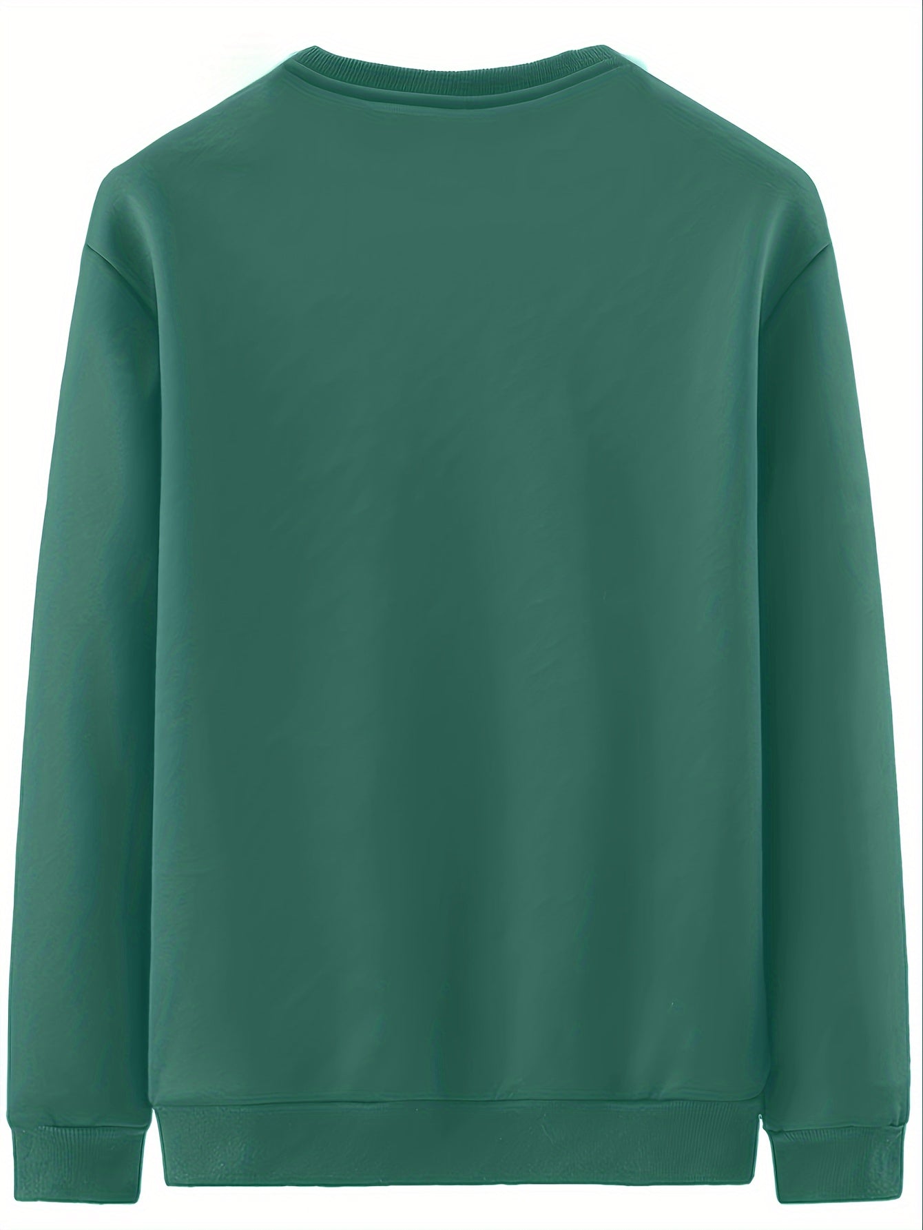 New Men's Casual Fashionable Solid Color Crew Neck Sweatshirts For Autumn And Winter Mulambo store