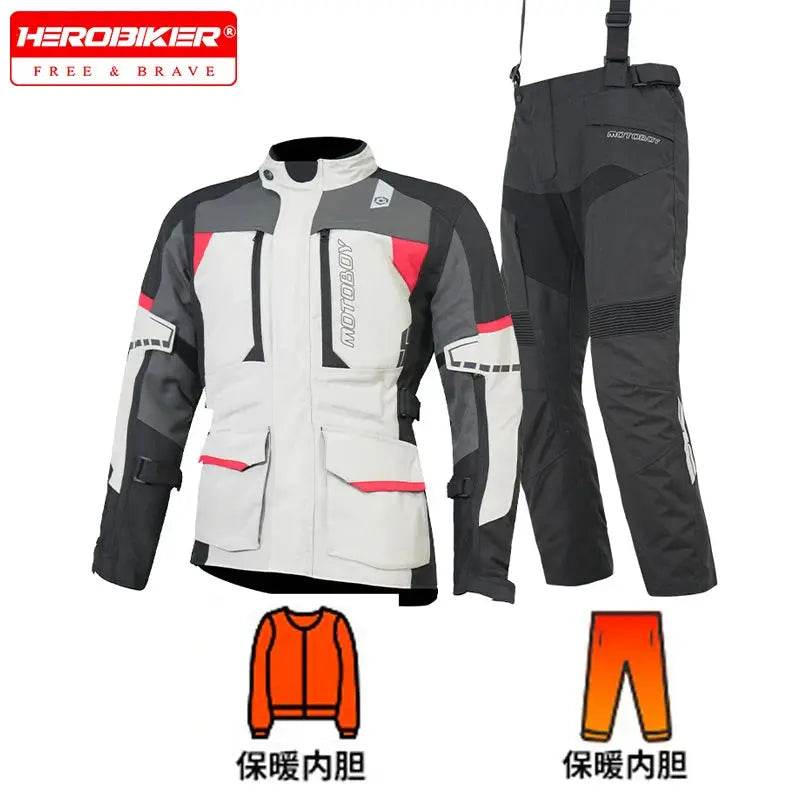 Motocross Jacket Keep Warm Motorcycle Jacket Fall Prevention Chaqueta Moto Hombre Waterproof For Motorcycle Travel - Mulambo store