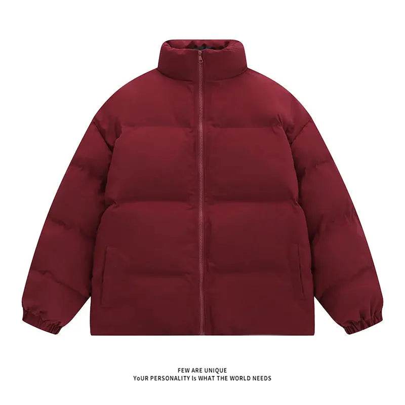 Winter Parkas Women 2025 Casual Solid Loose Thick Warm Jackets Coats Stand Collar Female Down Outerwears Chaquetas Parkas Mujer - Mulambo store