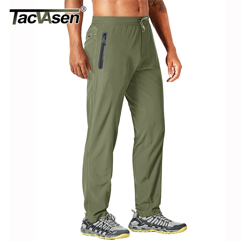 Men's Quick Dry Sports Pants - Lightweight Multi-Sport Athletic Joggers