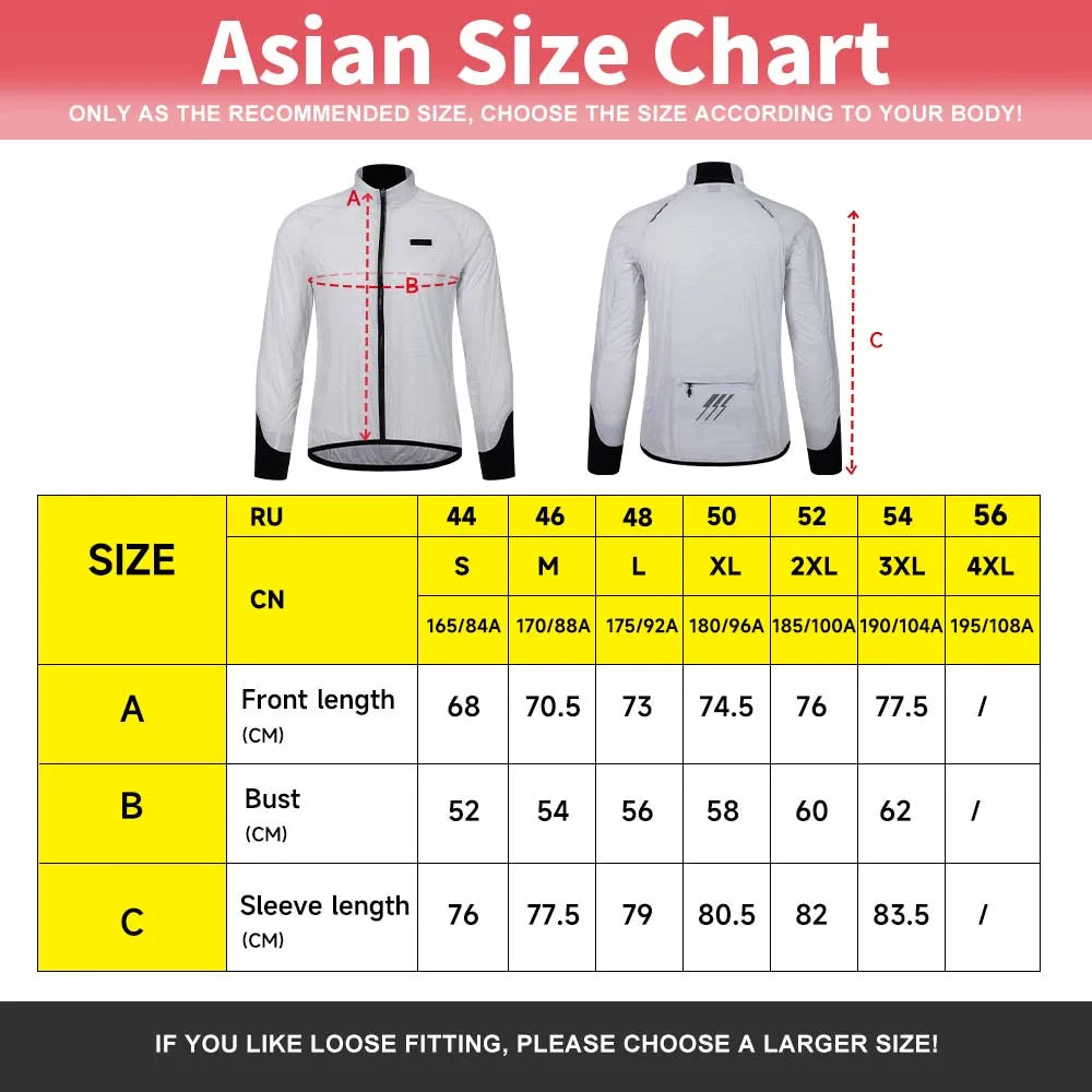 Cycling Windbreaker Jacket UV Protection - Lightweight Hooded Bike Gear