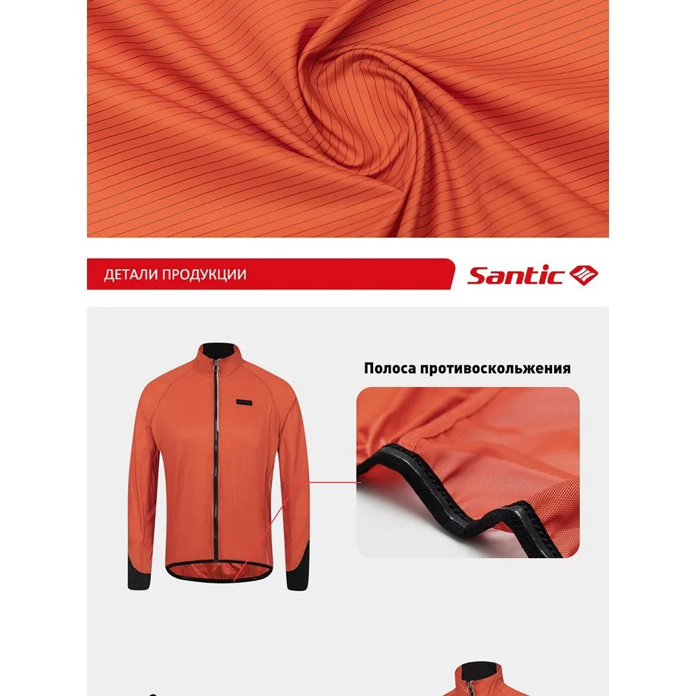 Cycling Windbreaker Jacket UV Protection - Lightweight Hooded Bike Gear