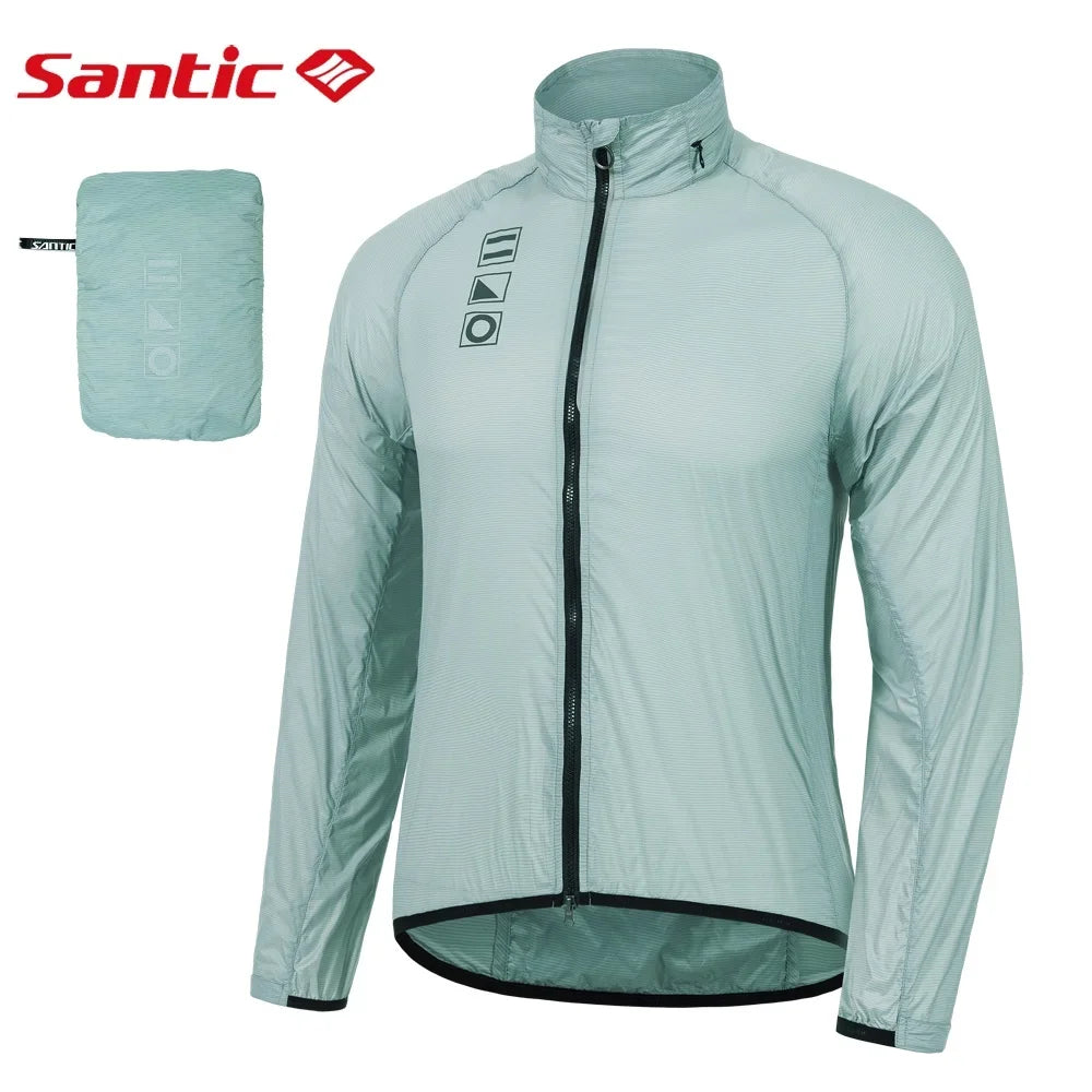 Cycling Windbreaker Jacket UV Protection - Lightweight Hooded Bike Gear
