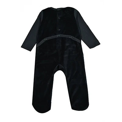 AA-Autumn winter velour and ribbed robe boy and girls family matching clothes baby romper girl nightgown floral print ribbed Mulambo store