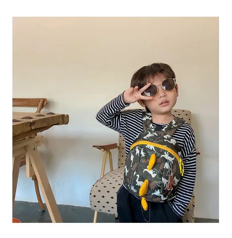 Beautiful Dinosaur Baby Safety Belt Backpack, Baby Anti-loss Bag, Comfortable School Baby Anti-loss Wrist Link for Children Mulambo store