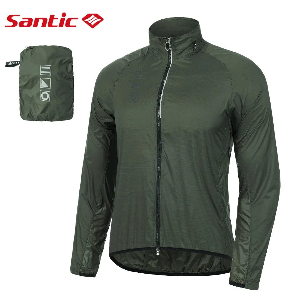Cycling Windbreaker Jacket UV Protection - Lightweight Hooded Bike Gear