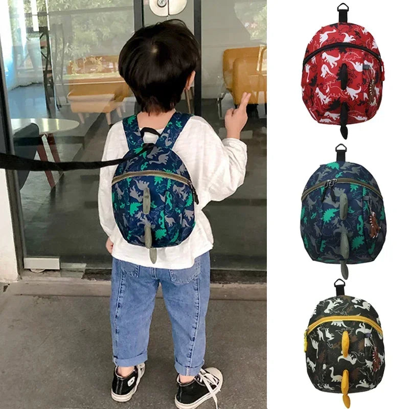 Beautiful Dinosaur Baby Safety Belt Backpack, Baby Anti-loss Bag, Comfortable School Baby Anti-loss Wrist Link for Children Mulambo store