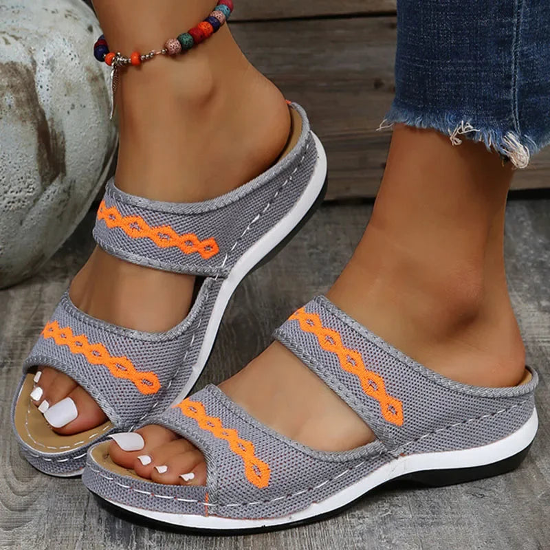 Customizable 2025 New UZZDSS Women Sandals Orthopedic Slippers Summer Shoes Tailor-made Suits WTX372803 Duzeala Store