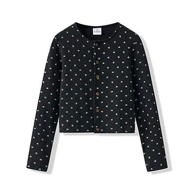 AA-Autumn winter velour and ribbed robe boy and girls family matching clothes baby romper girl nightgown floral print ribbed Mulambo store