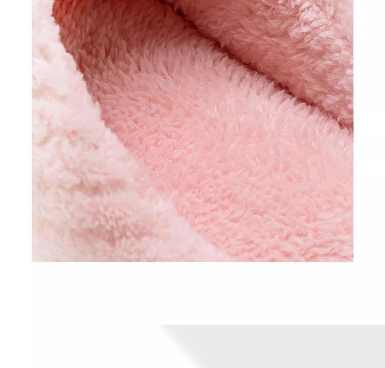 Cotton slippers for women in autumn and winter, new home style, quiet, non slip, thick bottom, warm and plush cotton slippers Mulambo store