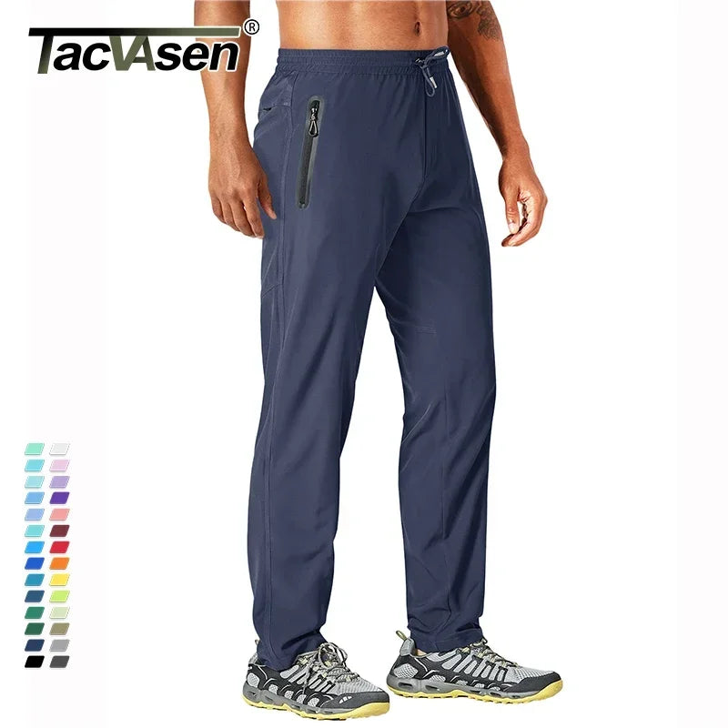 Men's Quick Dry Sports Pants - Lightweight Multi-Sport Athletic Joggers