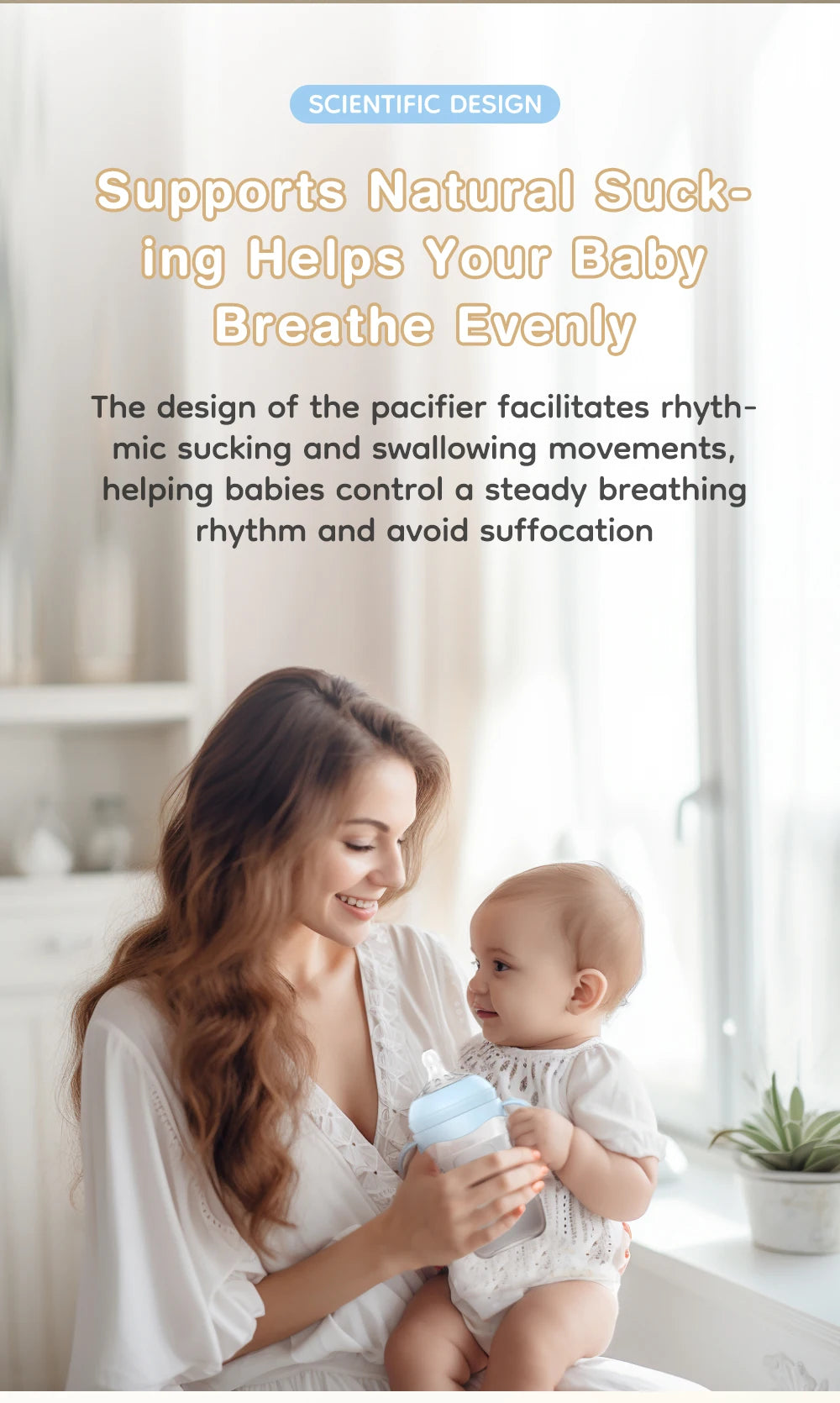 MAMIJOY New 150ML Baby Bottle With Handle Anti-bloating＆Anti-drop Clear Scale Milk Bottle Feeding Baby Bottles BPA-FREE PP15 Mulambo store