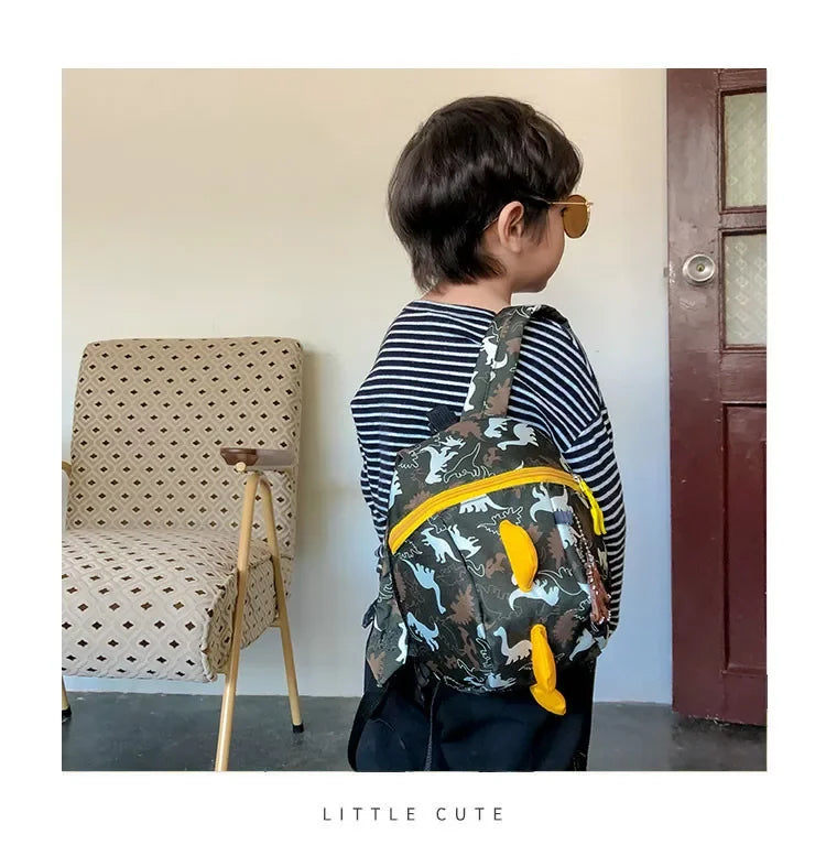 Beautiful Dinosaur Baby Safety Belt Backpack, Baby Anti-loss Bag, Comfortable School Baby Anti-loss Wrist Link for Children Mulambo store
