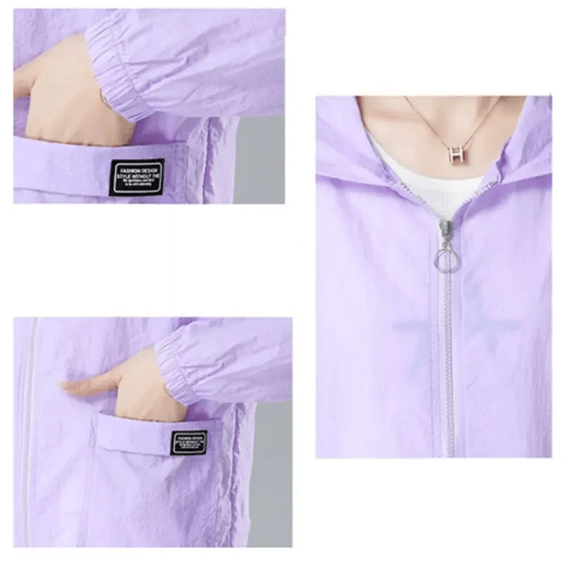 Embroidery Print Hooded Thin Coat Spring Summer Oversize 5xl Loose Jackets Women Casual Sun Protection Outwear Elegant Chaquetas - Mulambo store