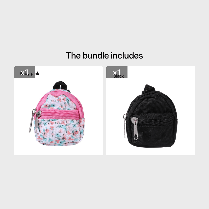 for LABUBU 11.81inch Doll 1/6 BJD Doll Mini Bag Backpack Mini Doll Bag Doll House Decoration Toy Accessories for Gifts Halloween, Christmas Gift Mulambo store