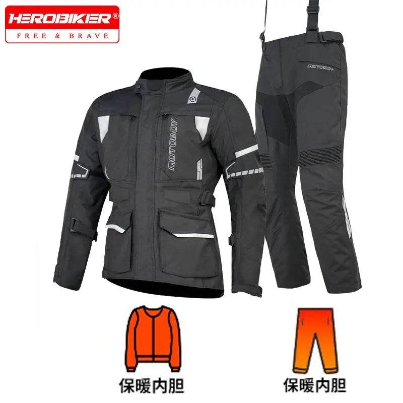 Motocross Jacket Keep Warm Motorcycle Jacket Fall Prevention Chaqueta Moto Hombre Waterproof For Motorcycle Travel - Mulambo store