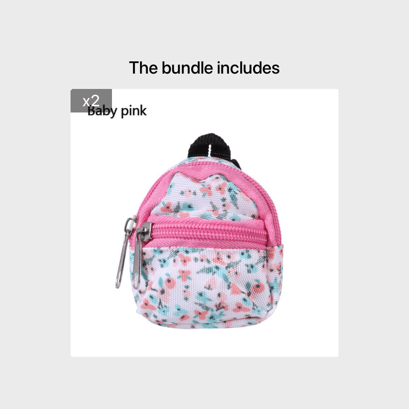 for LABUBU 11.81inch Doll 1/6 BJD Doll Mini Bag Backpack Mini Doll Bag Doll House Decoration Toy Accessories for Gifts Halloween, Christmas Gift Mulambo store