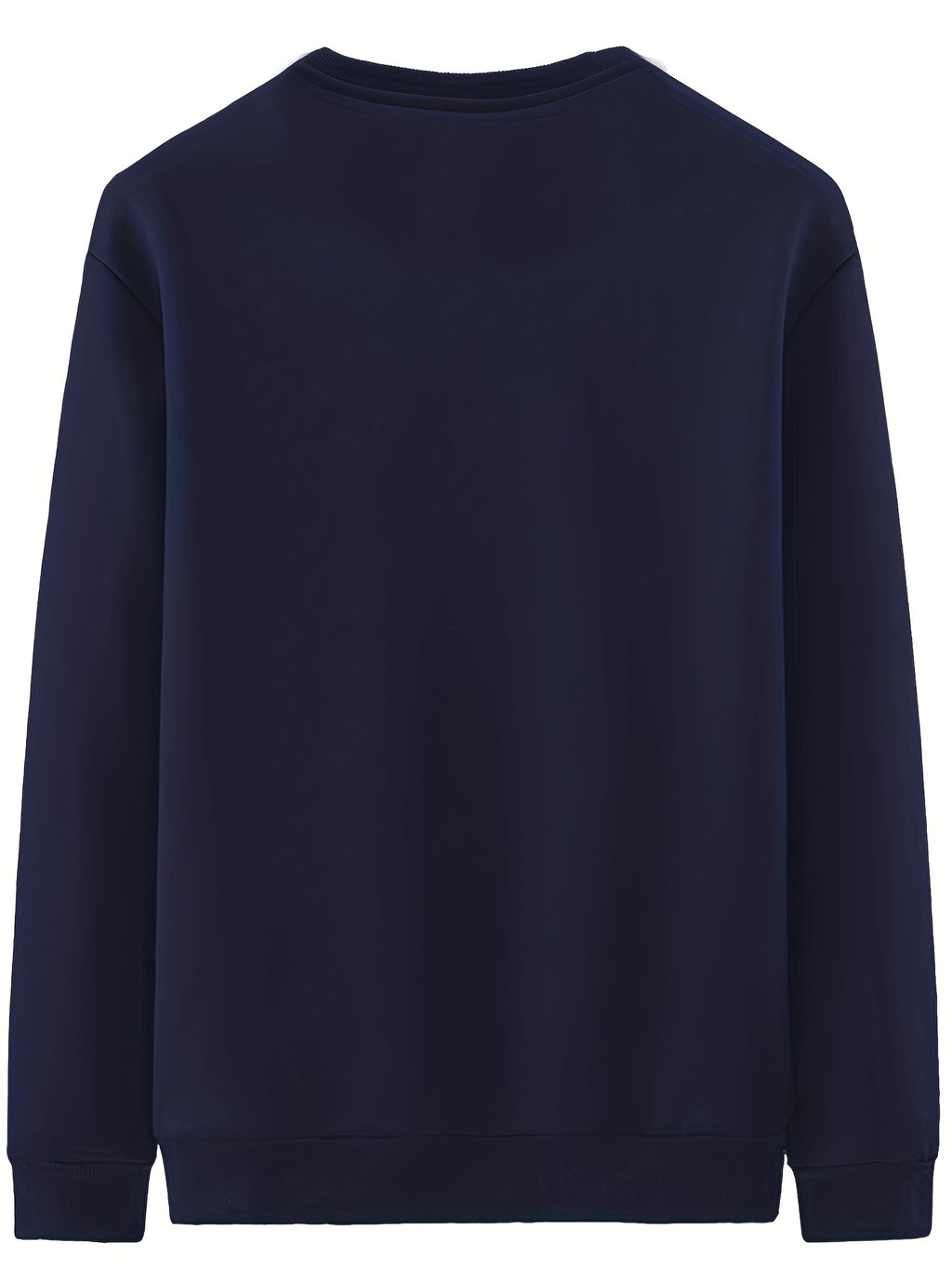 New Men's Casual Fashionable Solid Color Crew Neck Sweatshirts For Autumn And Winter Mulambo store