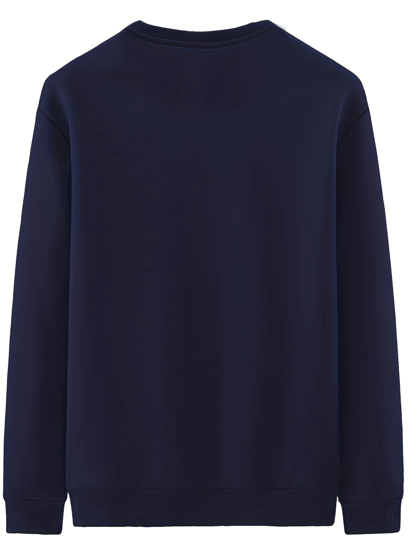 New Men's Casual Fashionable Solid Color Crew Neck Sweatshirts For Autumn And Winter Mulambo store