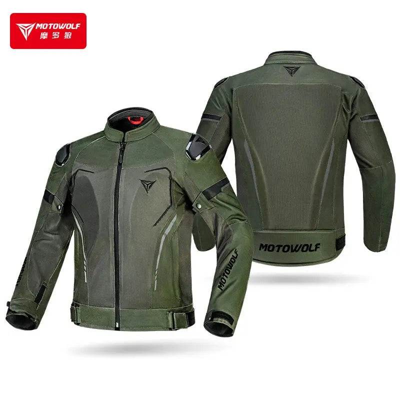 Motorcycle Jacket Men Summer Breathable Windproof Motocross Jacket Built in CE Armor Motorcyclist Racing Moto Chaqueta Clothing - Mulambo store