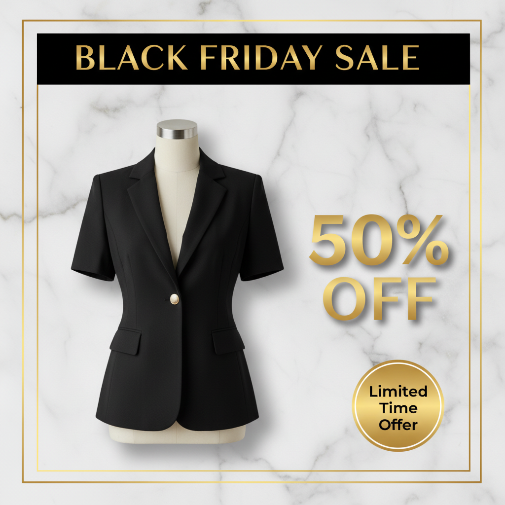 Black Friday Summer Blazer Promo
