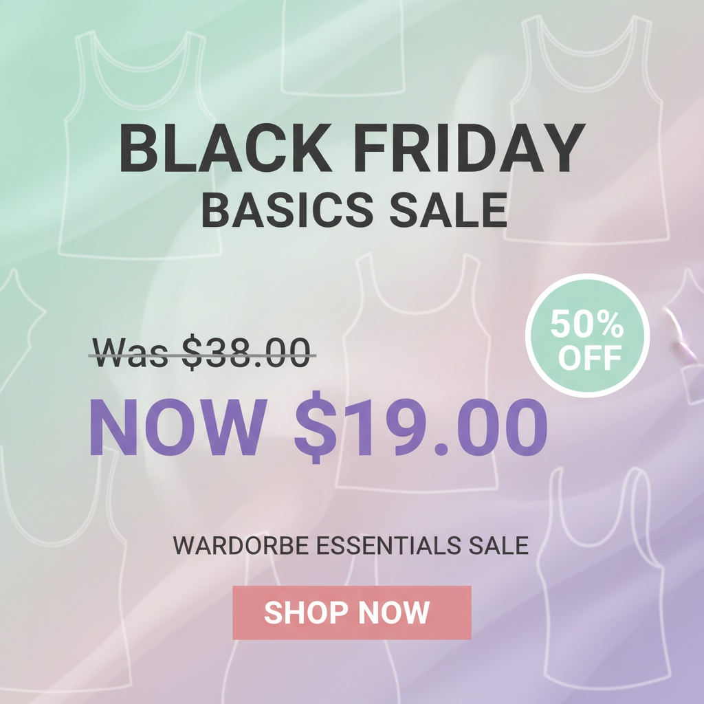 Black Friday 50% OFF - Women's Cotton Camisole Tank Top Layering Basic